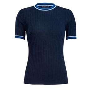G/FORE Womens Ribbed Everyday Crew Golf Top